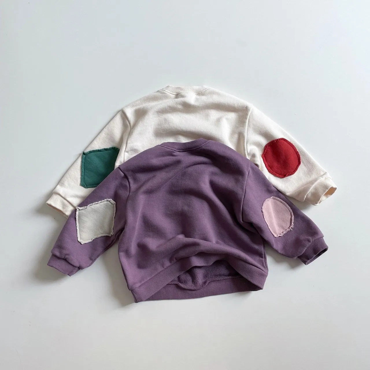 Baby Geometric Embroidery Pattern Solid Color Long Sleeves O-Neck Hoodies by MyKids-USA™