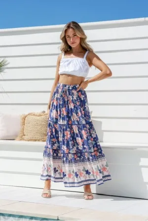 Billy Maxi Skirt - Floral Dreams
