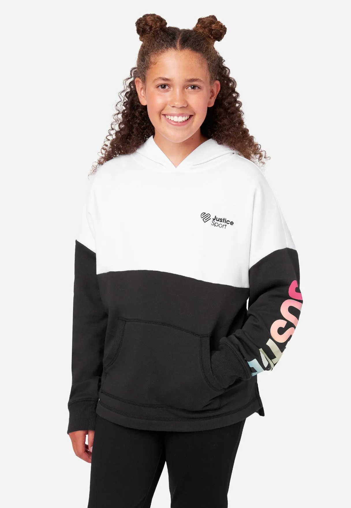 Color Block Justice Hoodie