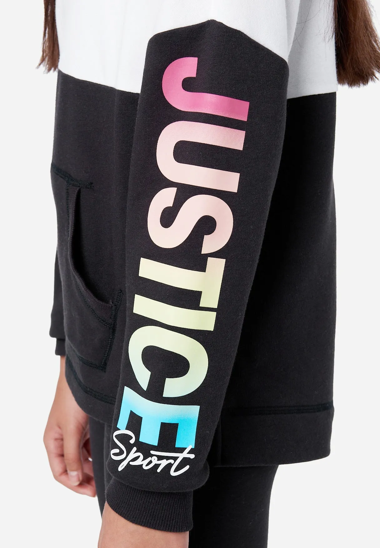 Color Block Justice Hoodie