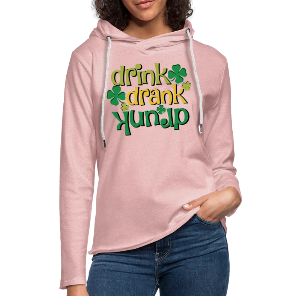 Drink Drank Drunk Lightweight Terry Hoodie (St Patrick's)