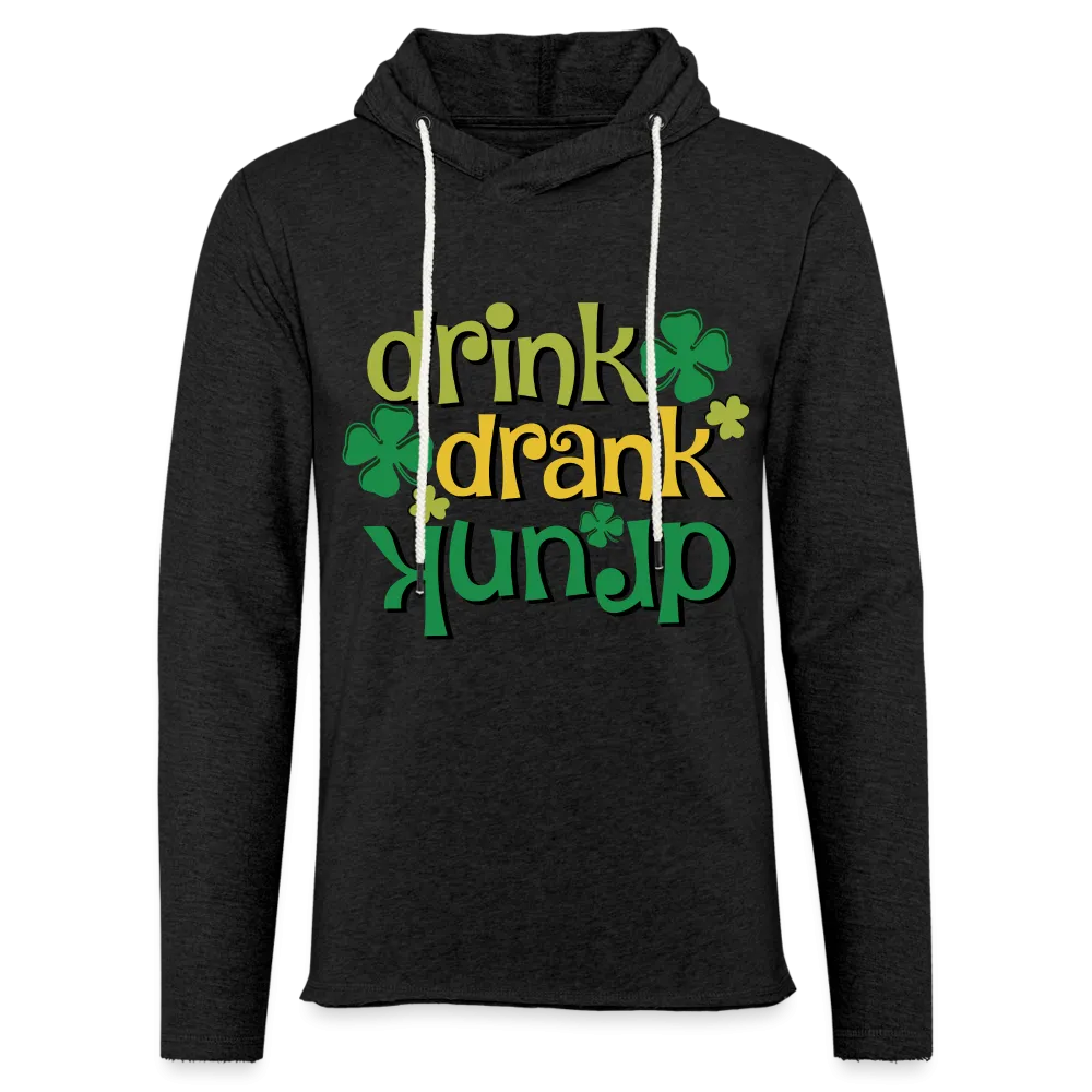 Drink Drank Drunk Lightweight Terry Hoodie (St Patrick's)