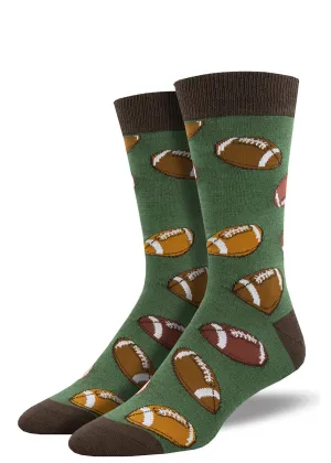 Football Men's Bamboo Socks
