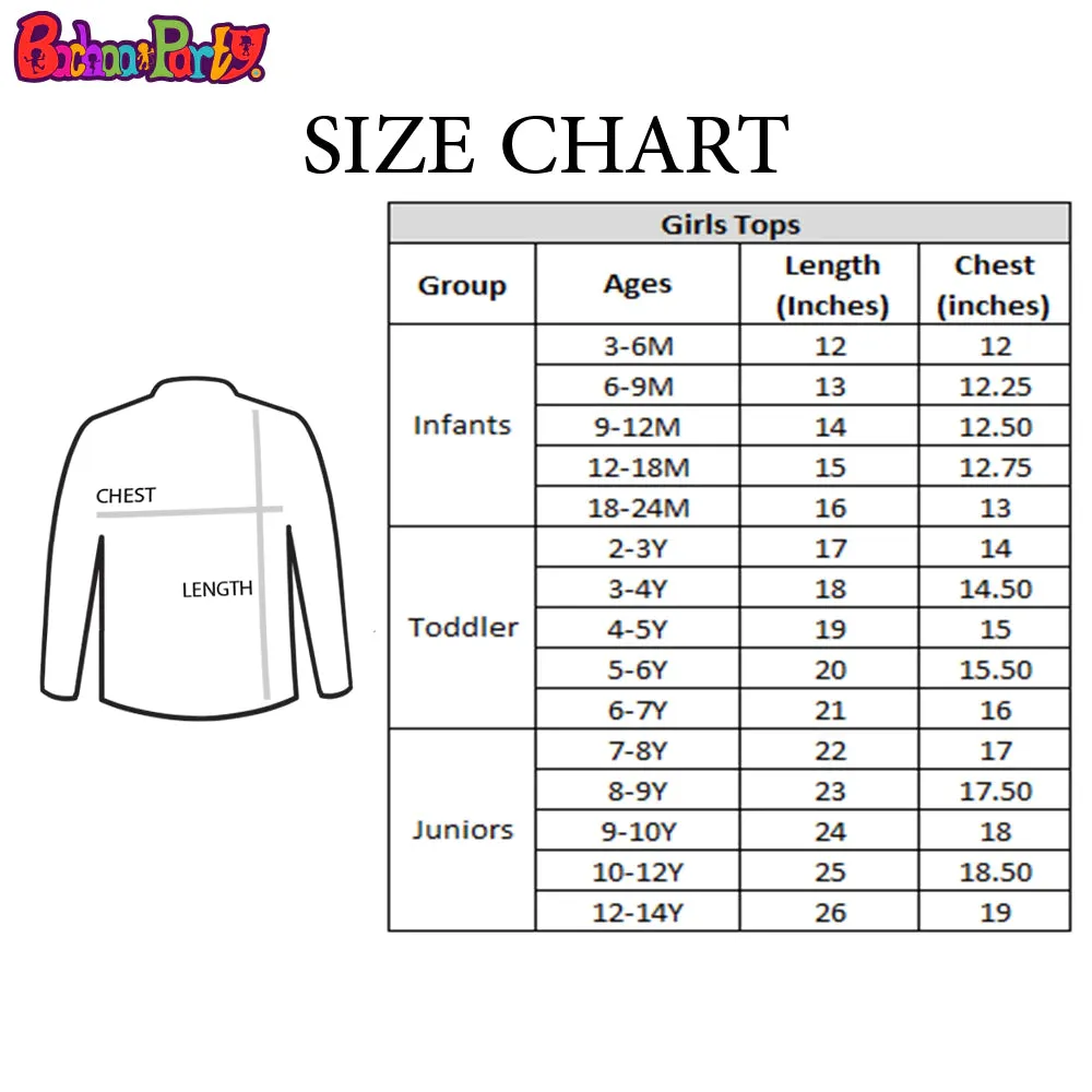 Girls Cotton Casual Top - Aqua Blue