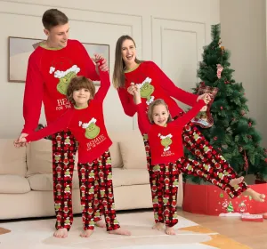 Grinch Behave For The Holidays Family Matching Christmas Pajamas Sets