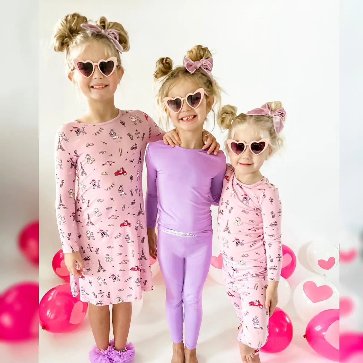 Lavender Bamboo Kids Pajamas