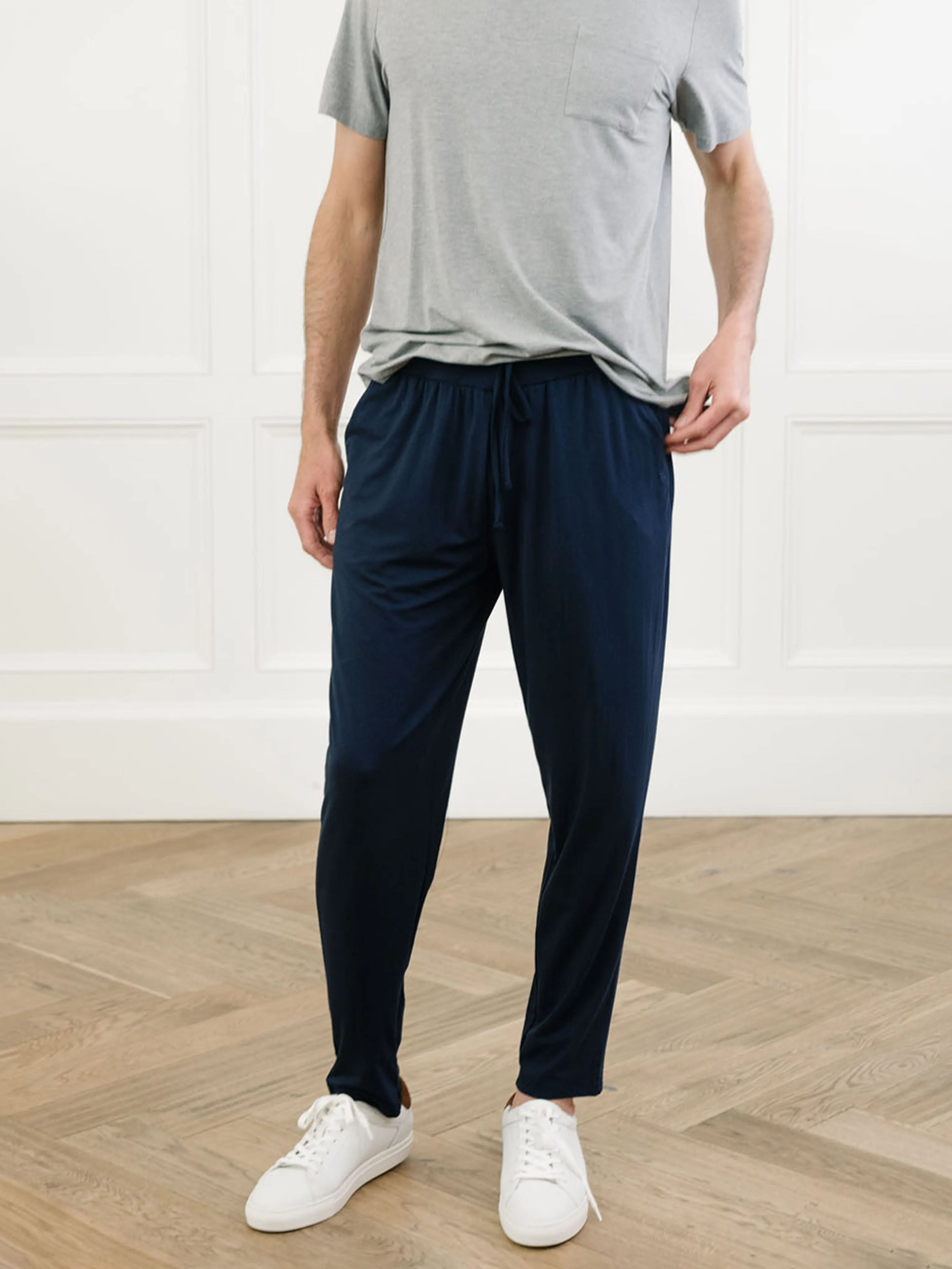 Men's Stretch-Knit Long Sleeve Bamboo Pajama Set