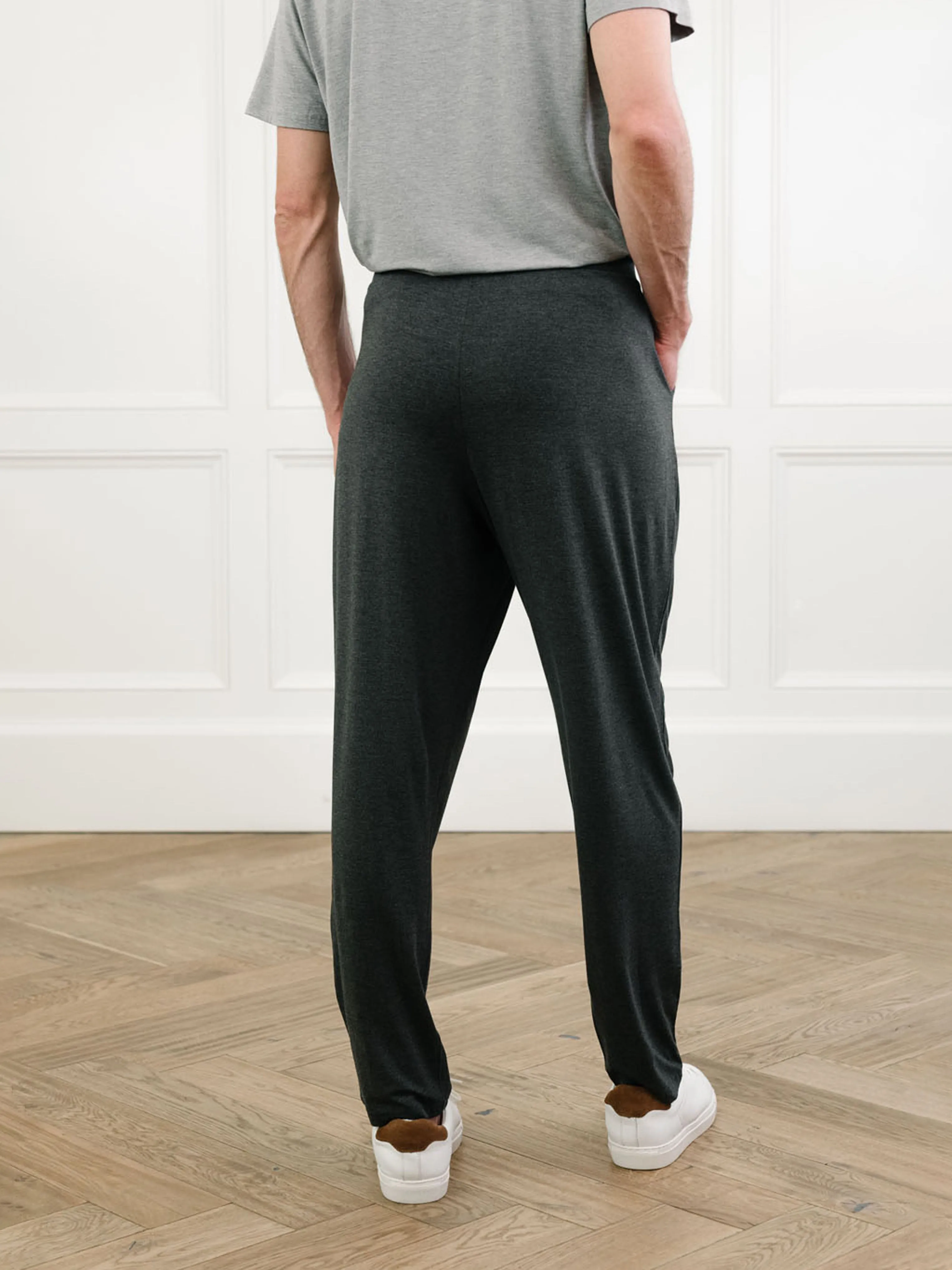 Men's Stretch-Knit Long Sleeve Bamboo Pajama Set