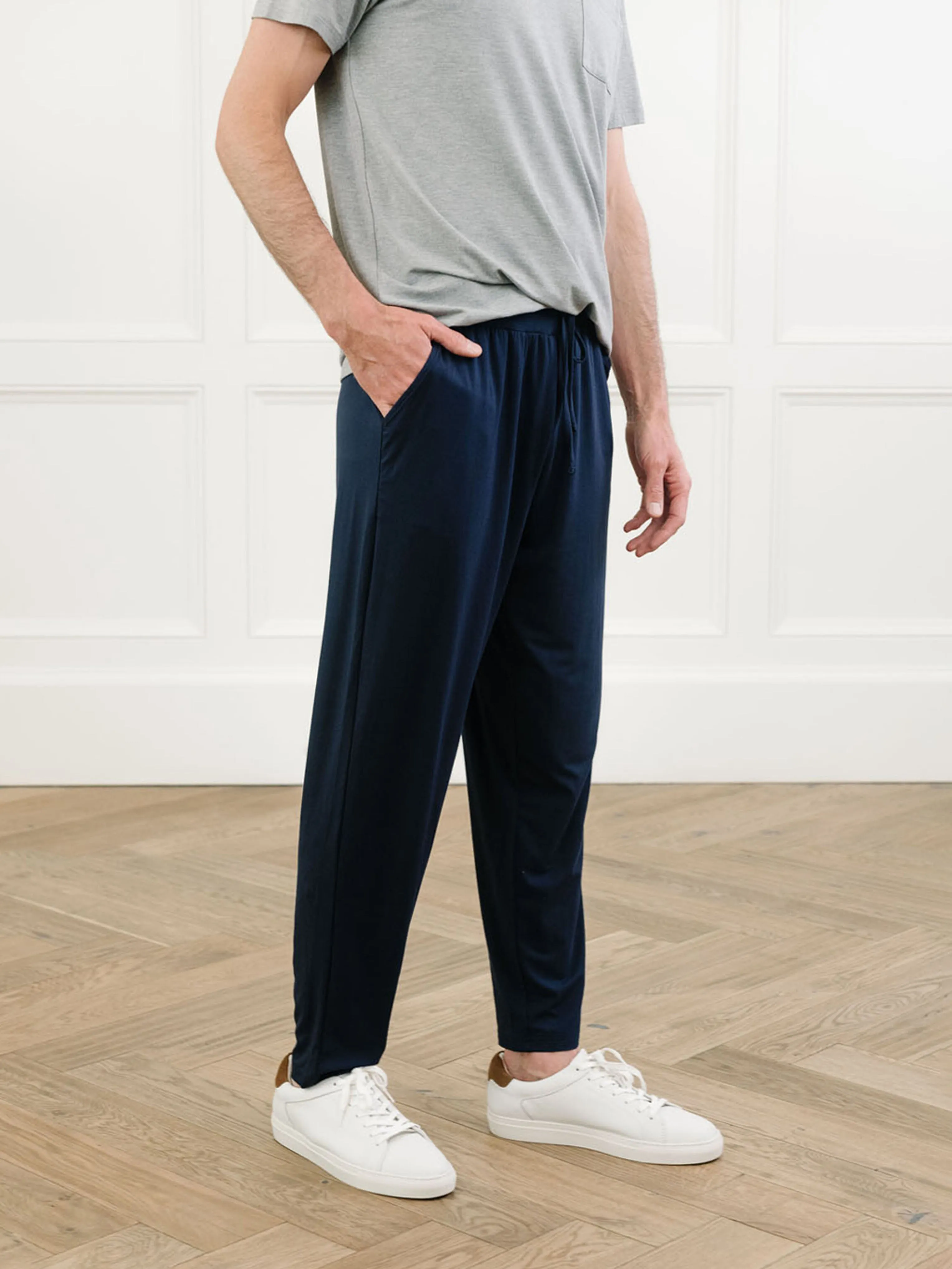 Men's Stretch-Knit Long Sleeve Bamboo Pajama Set