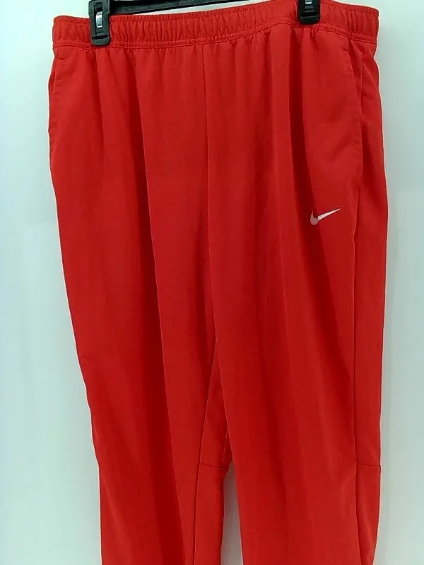 Nike Men's Red Dri-Fit Medium Active Pants