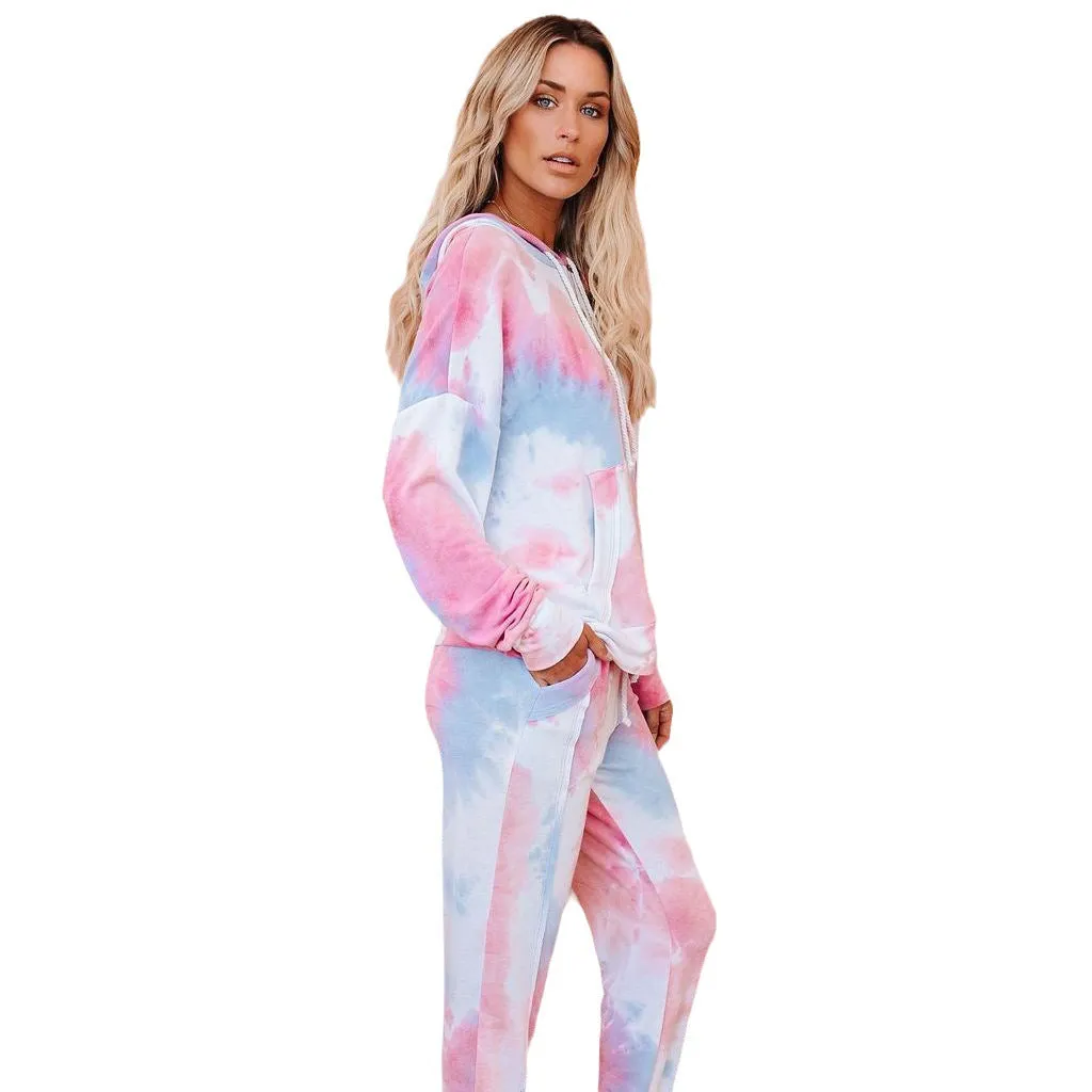 Nsquared Fashion Casual Printed Hooded Set