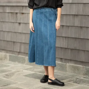 Ridge Denim Skirt [Final Sale]