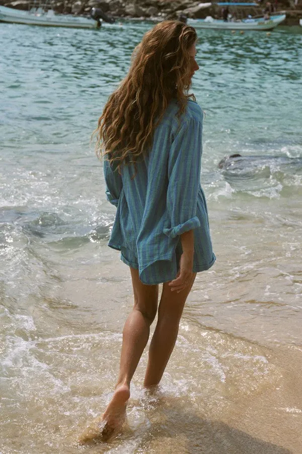 Saturdays Stripe Gauze Shirt