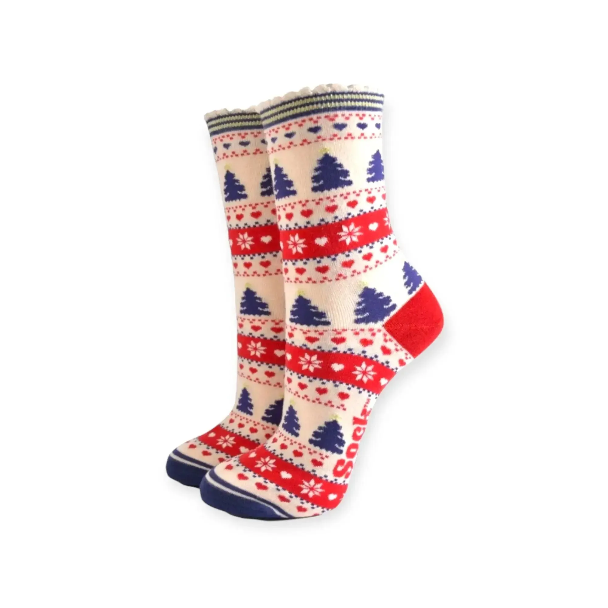 Sock Talk - Christmas Tree Fair Isle