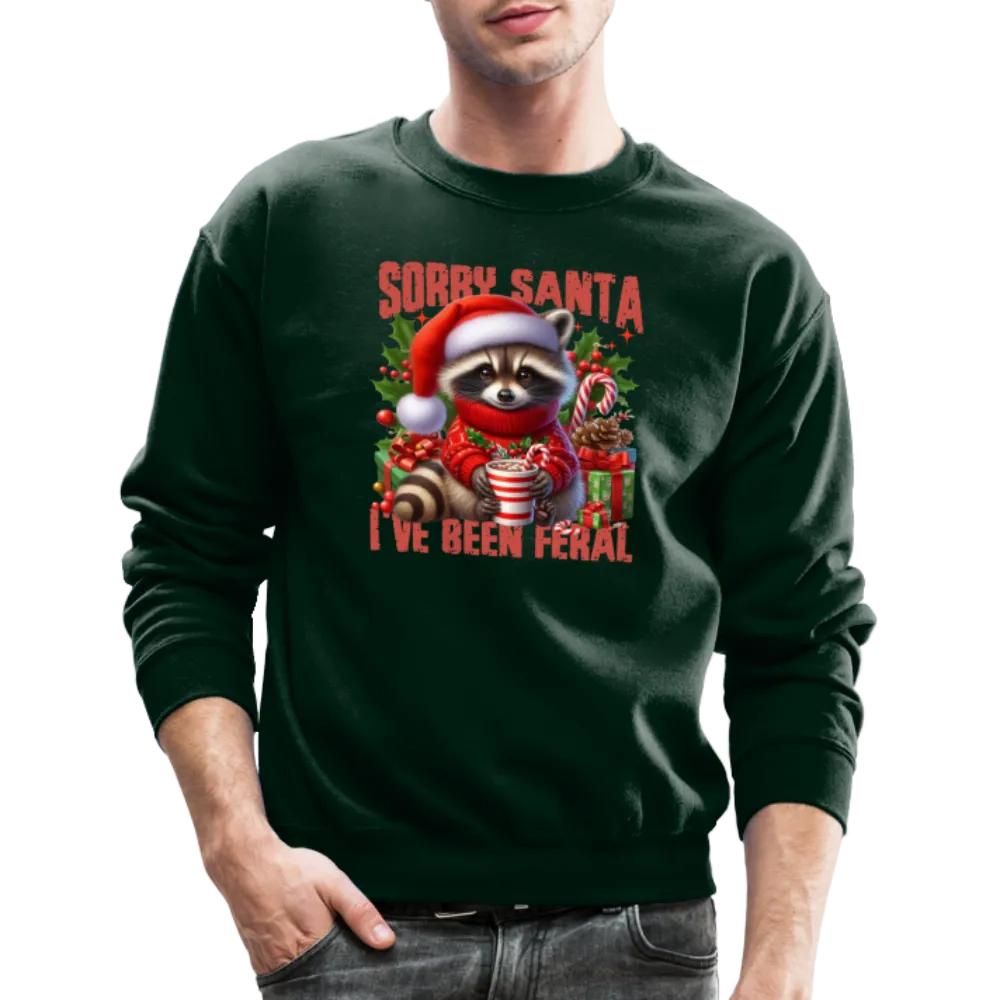Sorry Santa I've Been Feral Sweatshirt
