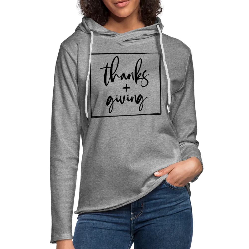 Thanks giving Lightweight Terry Hoodie