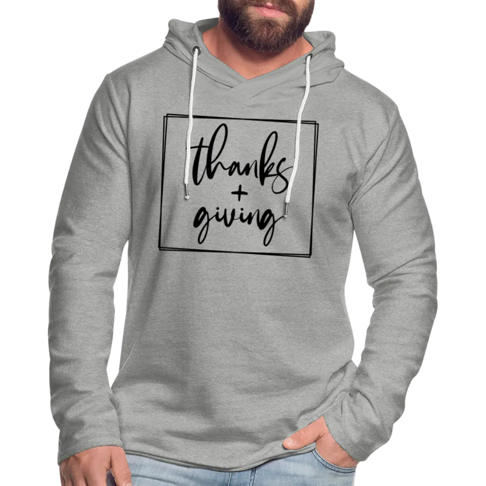 Thanks giving Lightweight Terry Hoodie