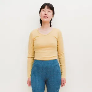 Women's 100% Organic Merino Wool Long Sleeve Top (XS-L) *Limited Edition