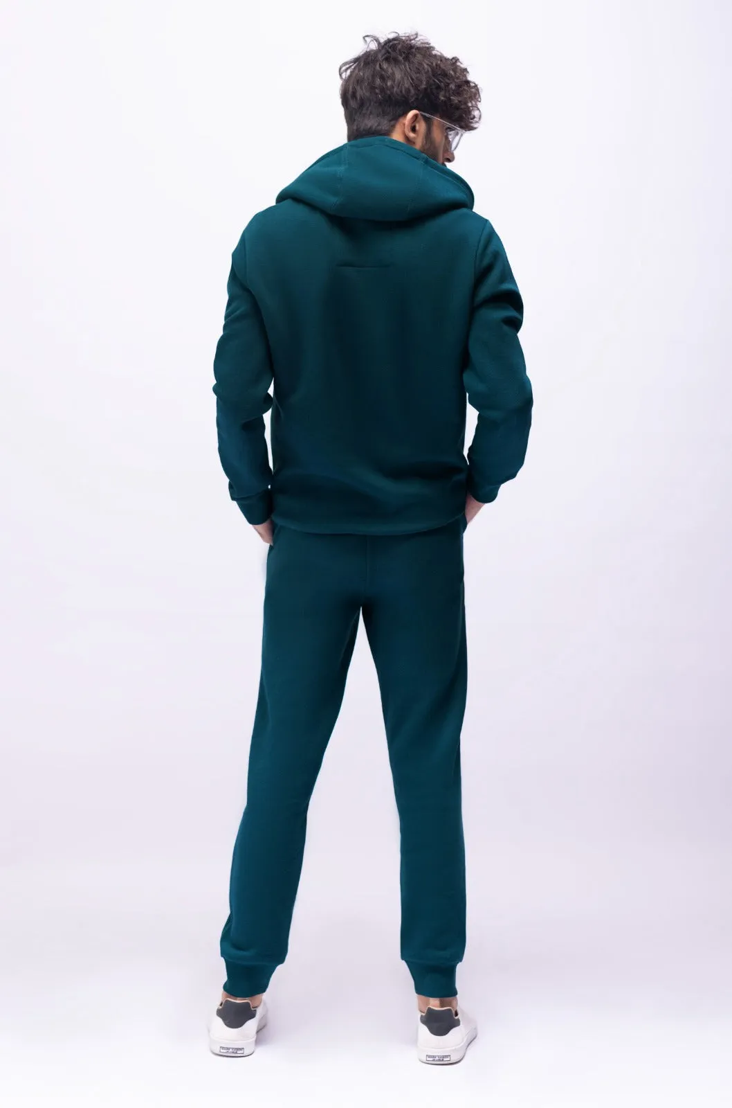 Zipper Hoodie - Deep Teal